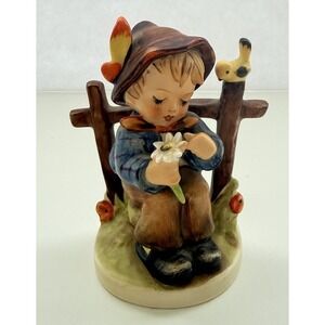 Vintage Goebel Hummel She Loves Me She Loves Me Not Figurine #174 1955 W Germany
